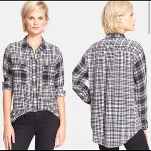 Equipment Signature Highway Plaid Blouse